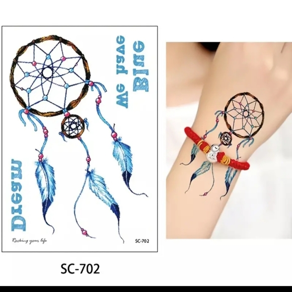 Temporary Tattoo Dream Catcher - Picture 2 of 2